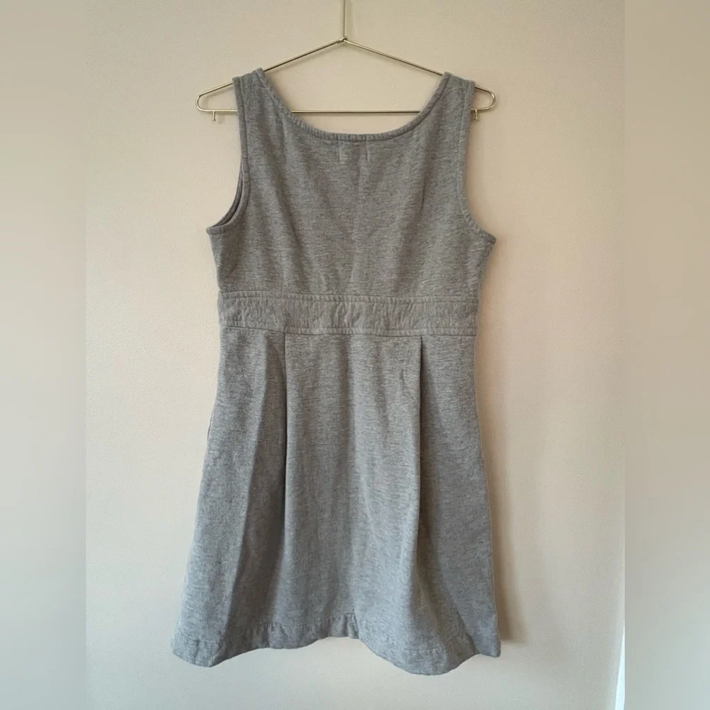Juicy Couture Gray Sleeveless Dress Tie Waist Soft Knit Size M - Picture 5 of 5